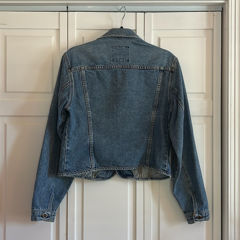 Vintage 80s Genuine Road Rags Jean Jacket - 100% Cotton - Sz L - Picture 3 of 8